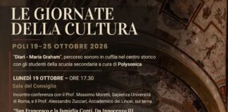 A Poli le Giornate della Cultura 2026 Poli